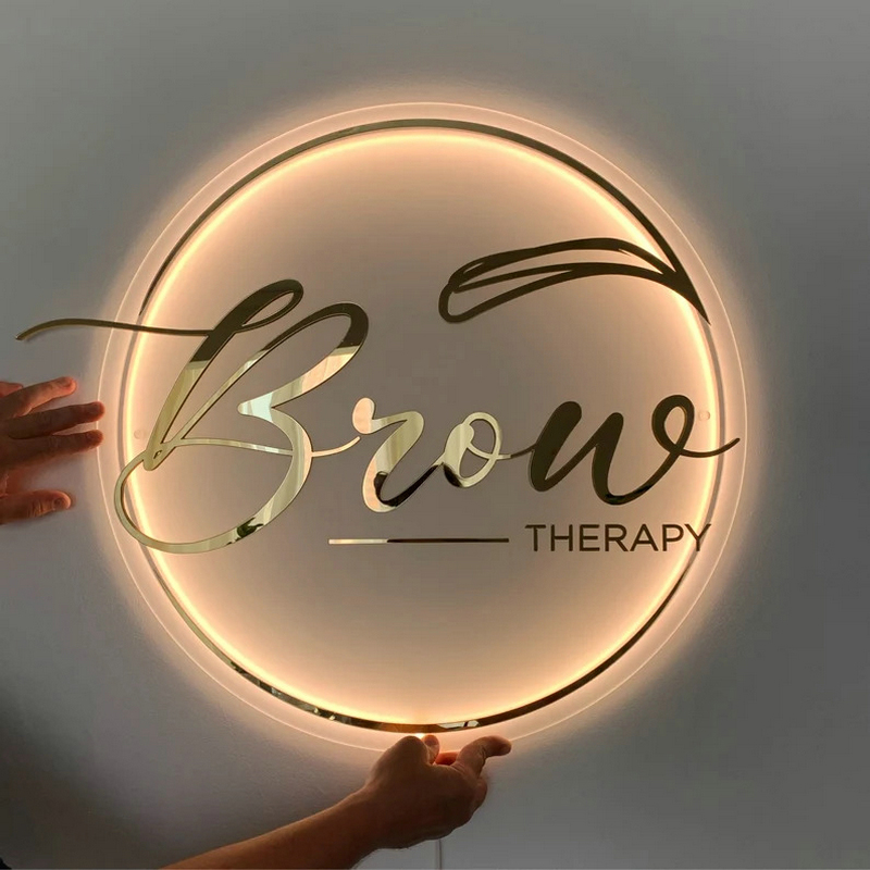 Custom Business Logo 3D Acryli - Lighting Decor Company reseña y precio