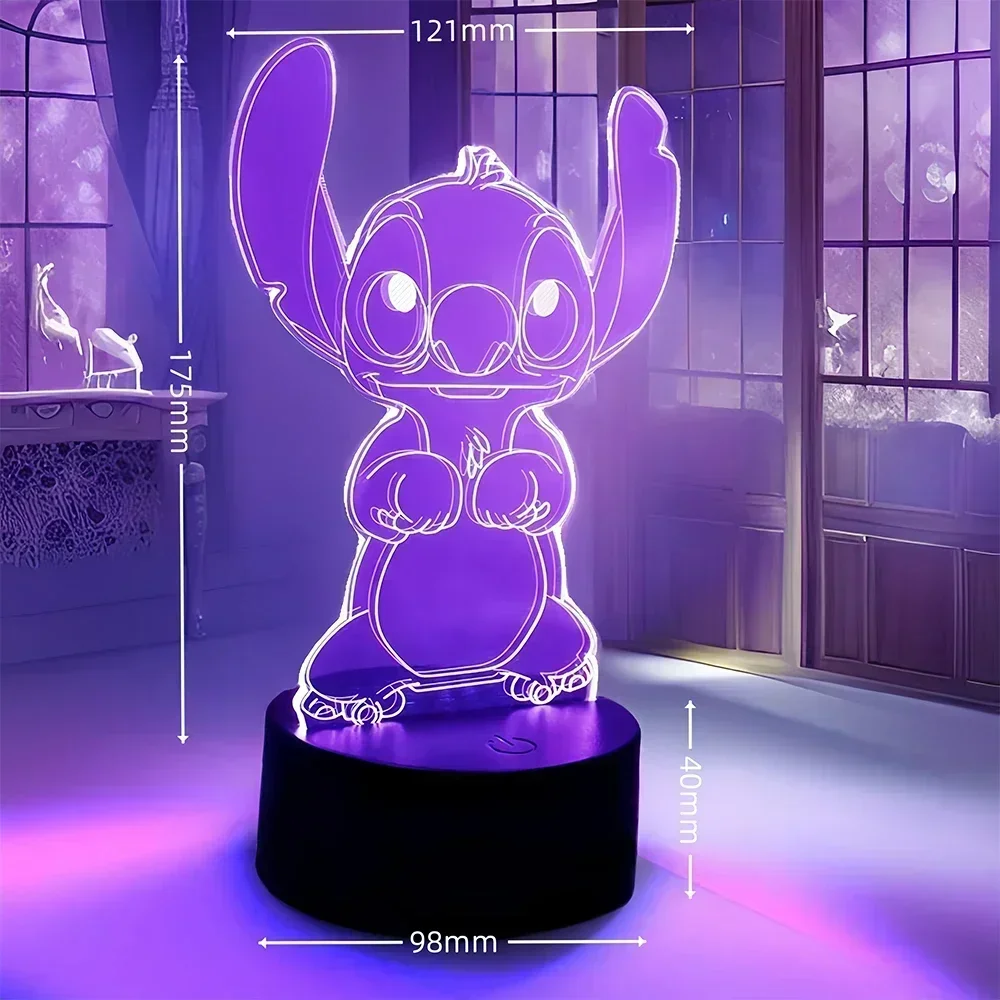 LED Night Light Illusion Stitc - Touch Dimmer Lamp reseña y precio