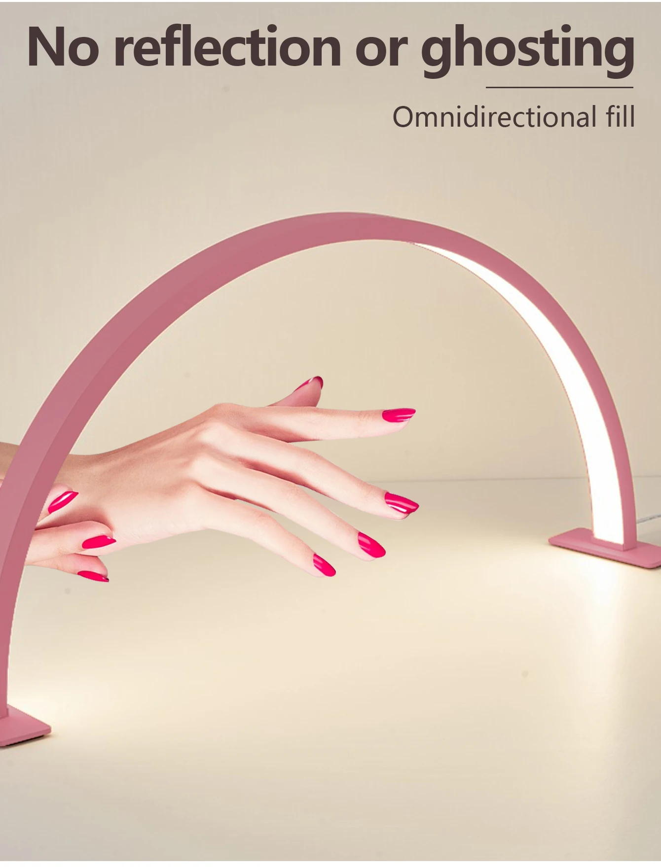 LED Nail Lamp Half Moon Beauty - Led Moon Lamp reseña y precio