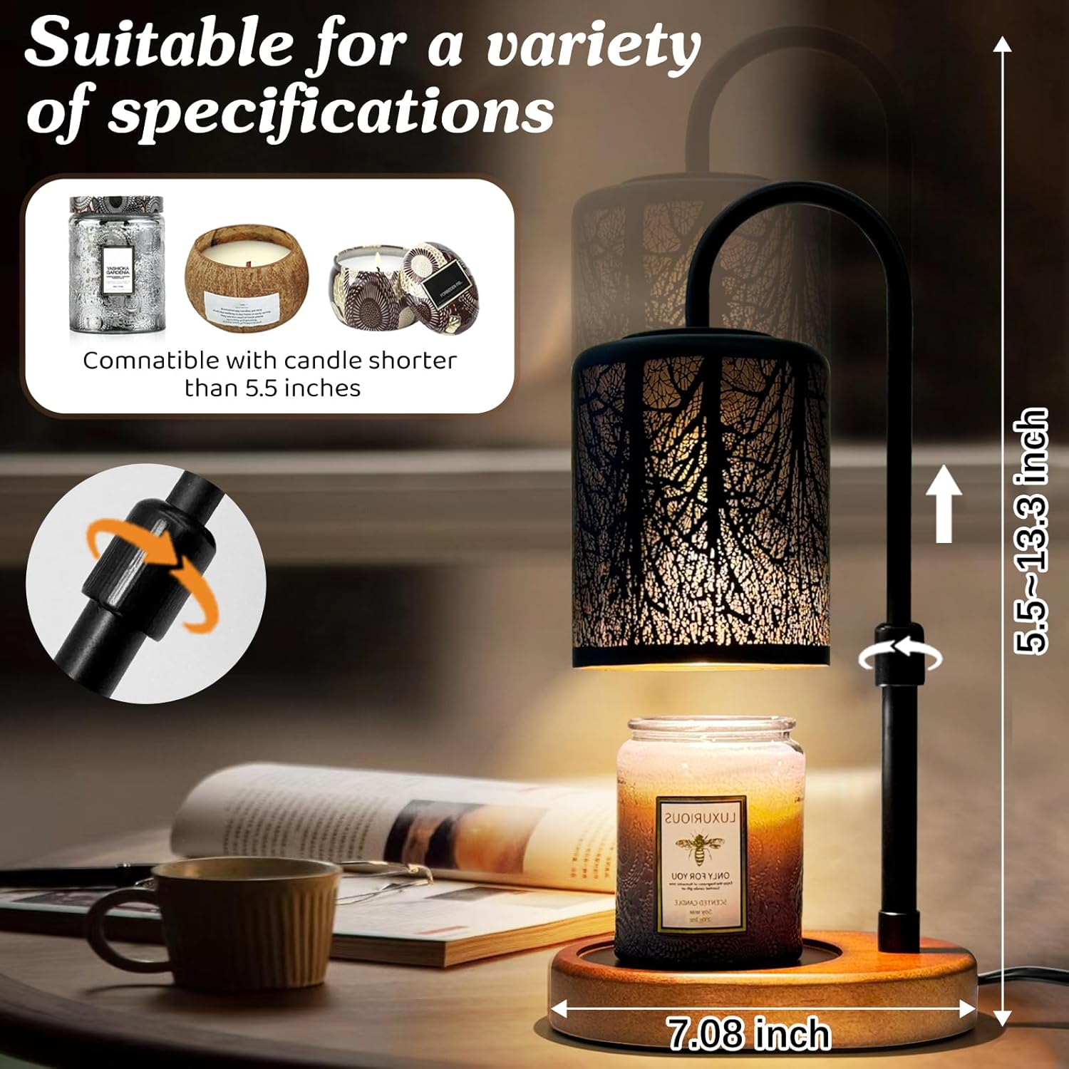 Candle Warmer with Timer and D - Wax Melter Electric reseña y precio