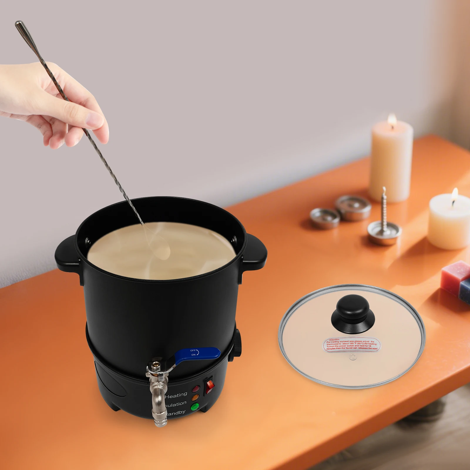 4L Electric Wax Melter, 600W 1 - Wax Melter Electric reseña y precio