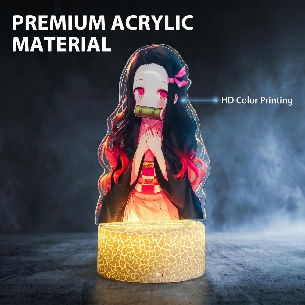 Anime Figure Tanjiro Merch 3D  - Lighting Room Decor Items reseña y precio